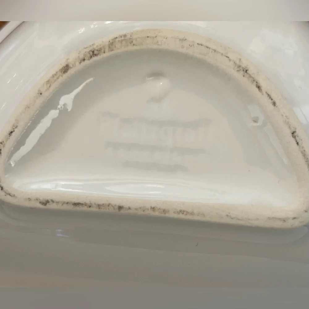 Pfaltzgraff divided ceramic serving dish white vintage